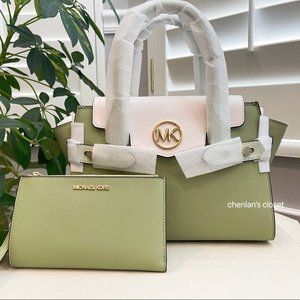 ⭐️NeW! Michael Kors Carmen MD Satchel Set